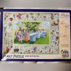 Vintage Cobble Hill Alice in Wonderland Puzzle Helen Oxenbury art 1999 complete